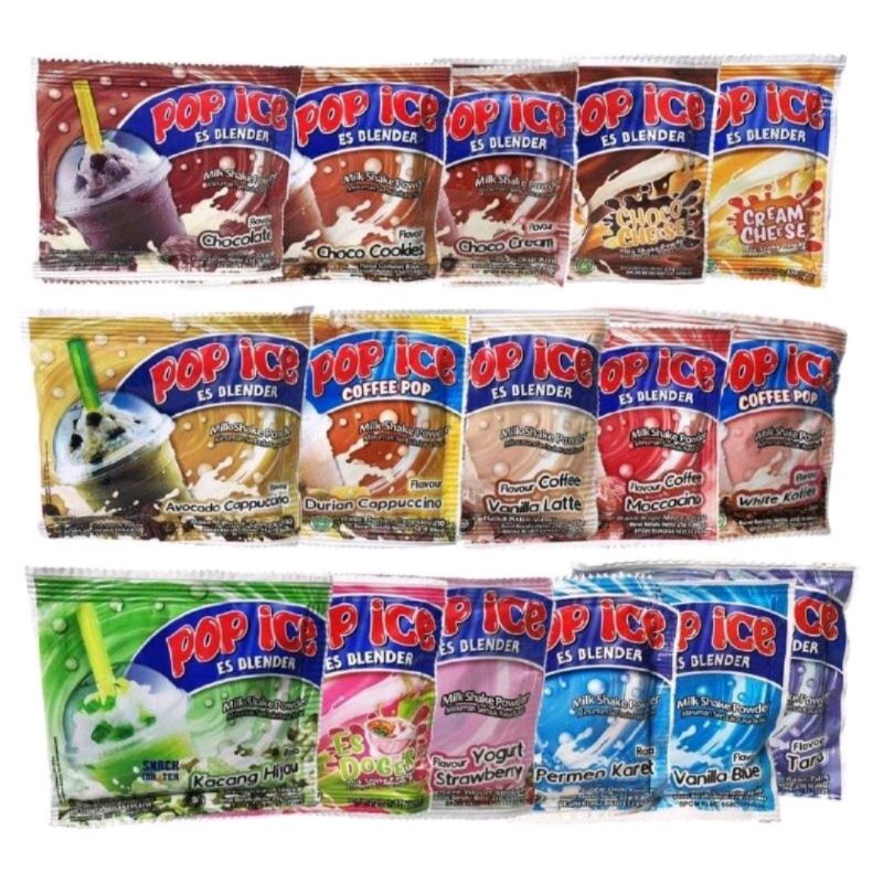 

Pop Ice Aneka Rasa 1 Renceng isi 10 Sachet