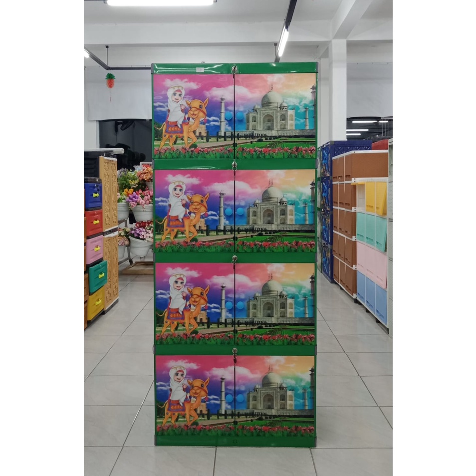 LEMARI PAKAIAN 3D - TWIN PAN