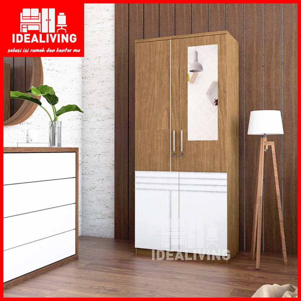 Lemari Kayu 2 Pintu/ Lemari Pakaian 2 Pintu/ Lemari Baju 2 Pintu