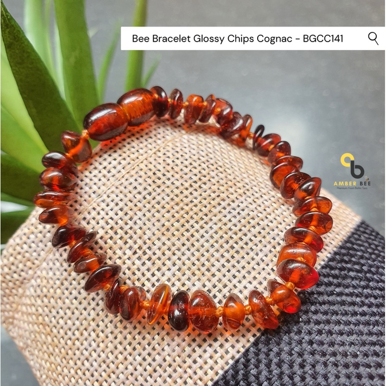 PROMO Gelang Amber Anak Balita Premium Glossy Multicolor Chips BGCM99 By Amber Bee