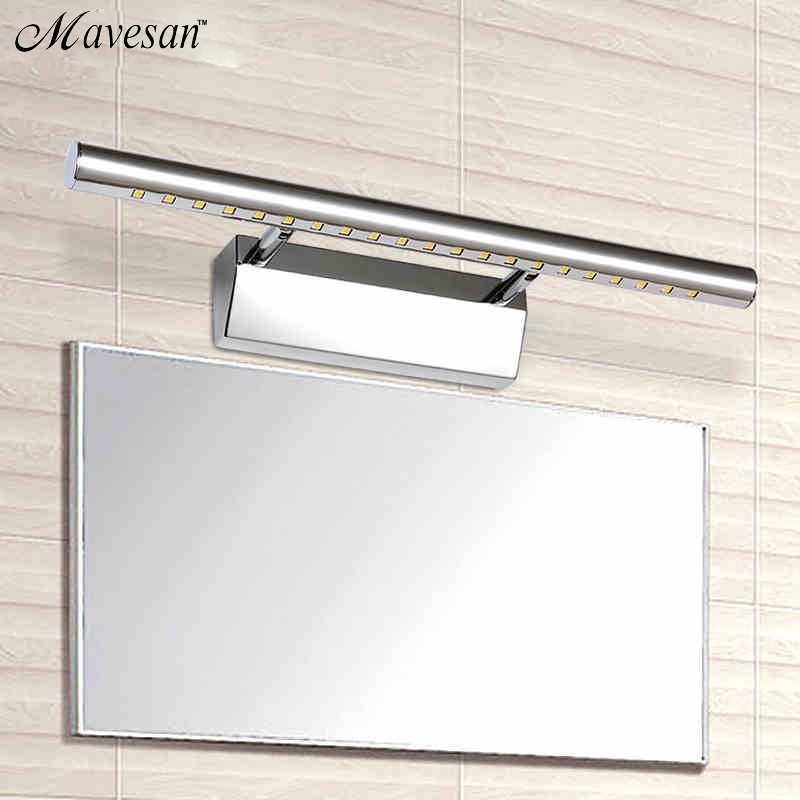 Lampu LED Cermin Gantung Dinding Hias Dekorasi Minimalis Aluminium