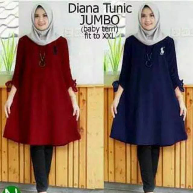 Bajumurah/Diana tunik Jumbo