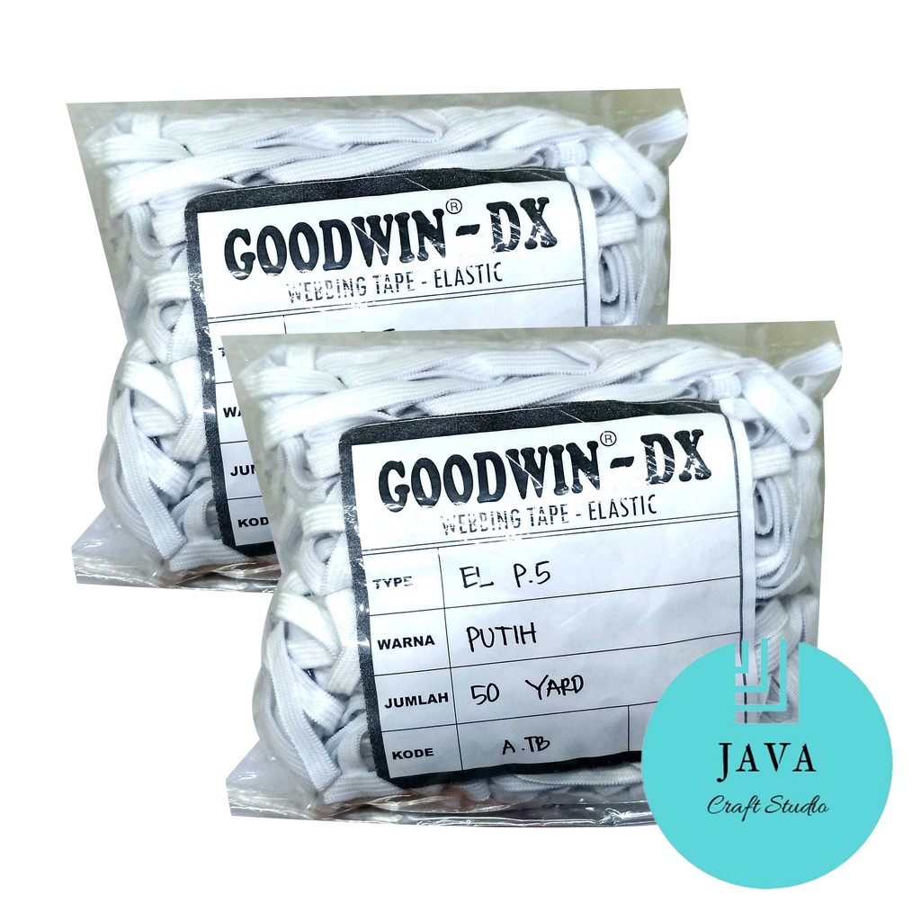 TALI MASKER LENTUR DIAMETER 10 MM PANJANG 50 YARD GW EL P5 PUTIH