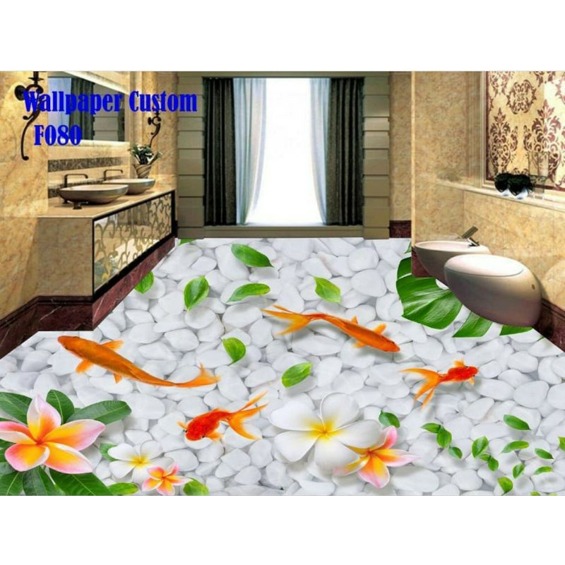 3D WALLPAPER CUSTOM | WALLPAPER LANTAI 3D | WALL STIKER LANTAI | STIKER LANTAI 3D