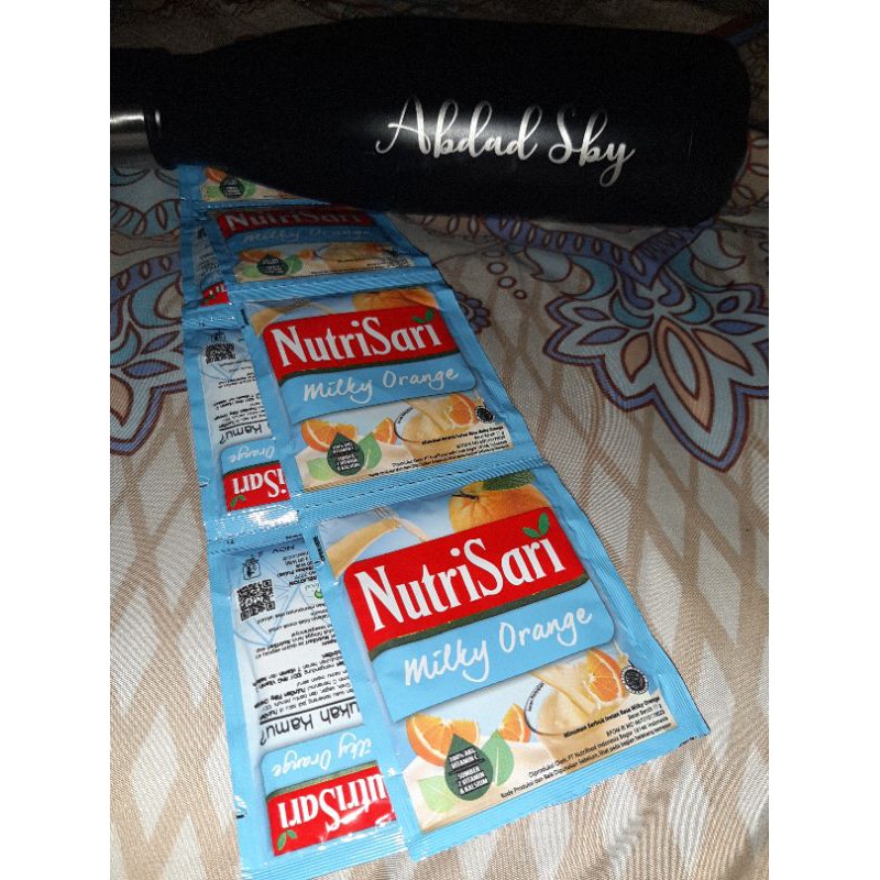 nutrisari milky orange jeruk susu per sachet 11 gr