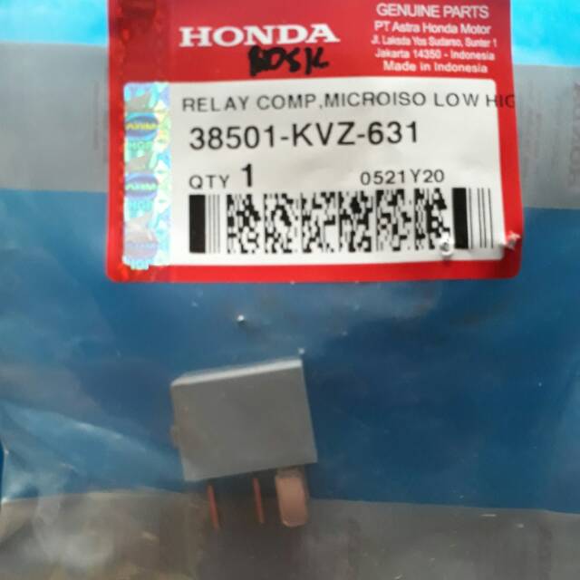 RELAY POWER BEAT FI VERZA CBR150 KAKI 4 38501-KVZ-631