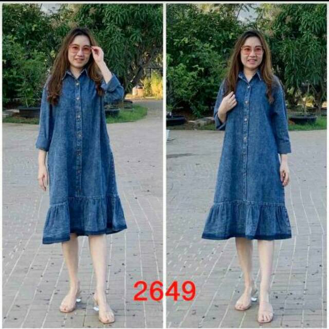 Tunik jeans import