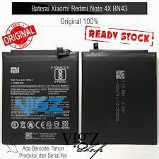 BATERAI XIAOMI REDMI NOTE 4X ORIGINAL 100 % BM-43