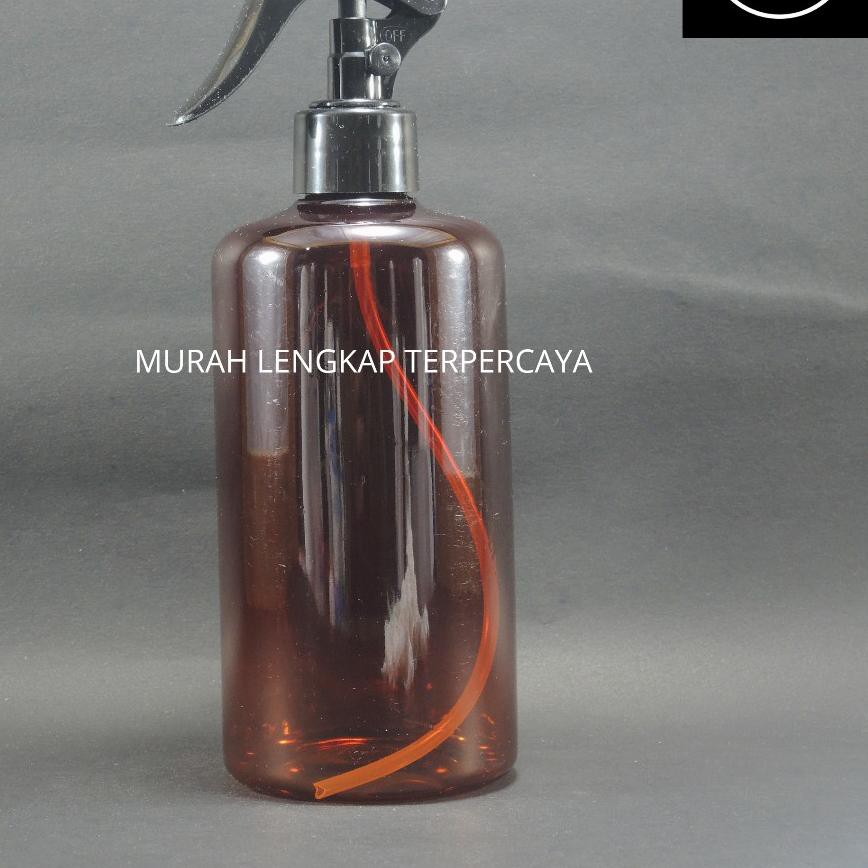 SUPER PROMO BOTOL AMBER 500ML SPRAY TRIGGER COKLAT