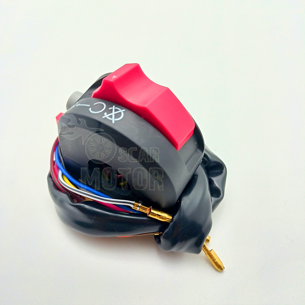 Saklar Holder Kanan Model XABRE Universal 3 TOMBOL HAZZARD ON OFF NEW motor