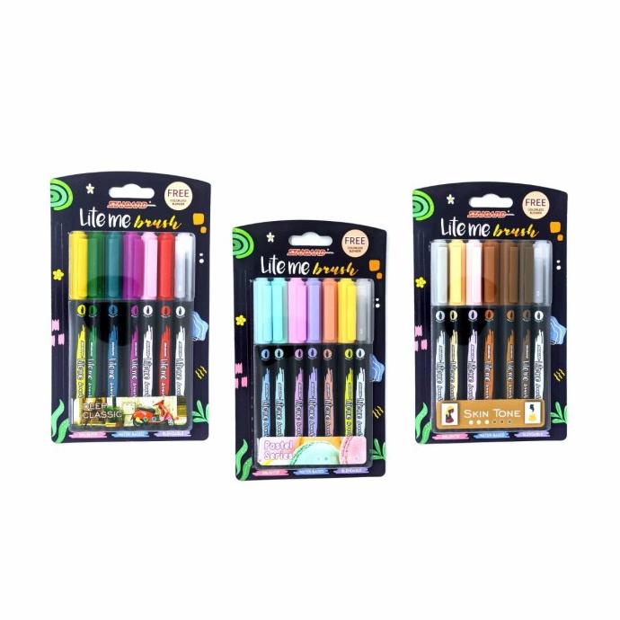 

Standard Blister Lite Me Brush (Brush Pen/Spidol Kaligrafi)