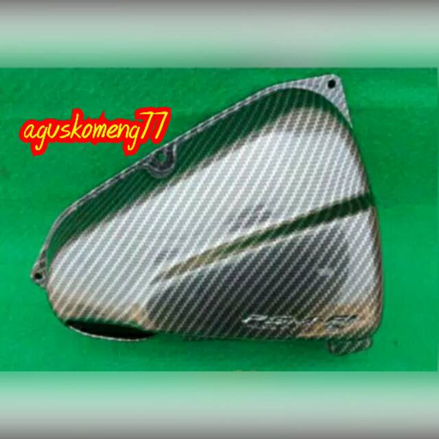 tutup filter hawa carbon variasi motor beat series scoopy fi scoopy new