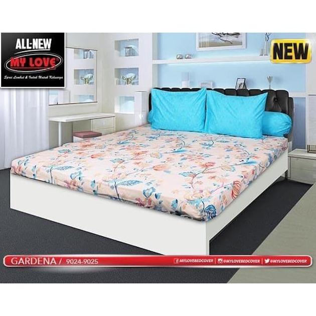 Sprei My Love - Tinggi 30cm - GARDENA - 180x200 (King)