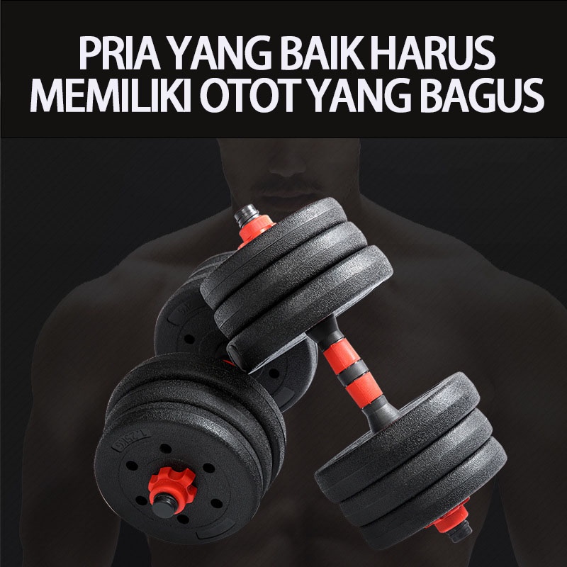 Triumph Dumbell Set 20KG Barbel set Dumbel Dumbell Alat Olahraga Rumahan Fitness Gym