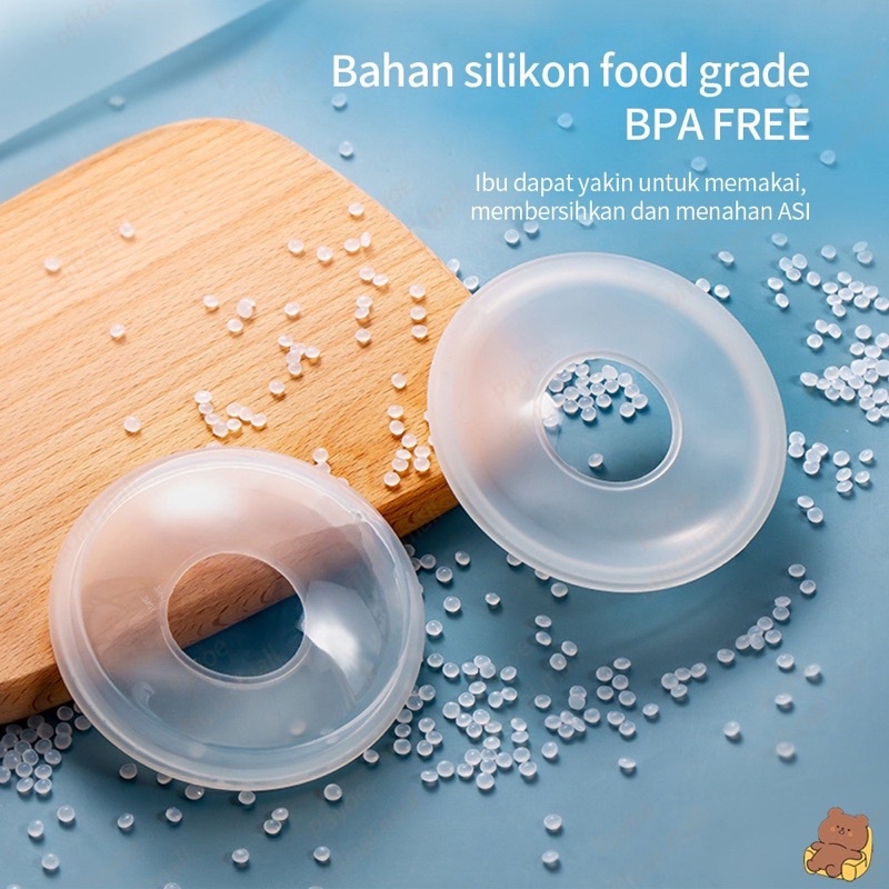 CMBear Breast Milk Collection Shell Tadah Asi Susu Ibu Penyimpan Asi Bayi BPA Free