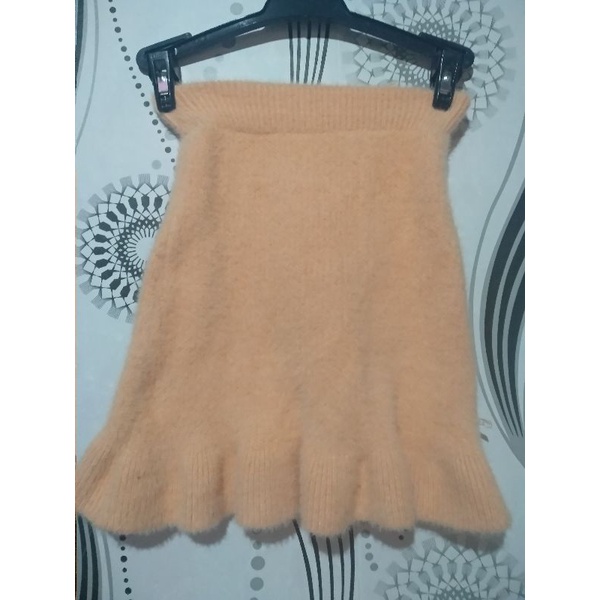 rok rajut bulu anak pl