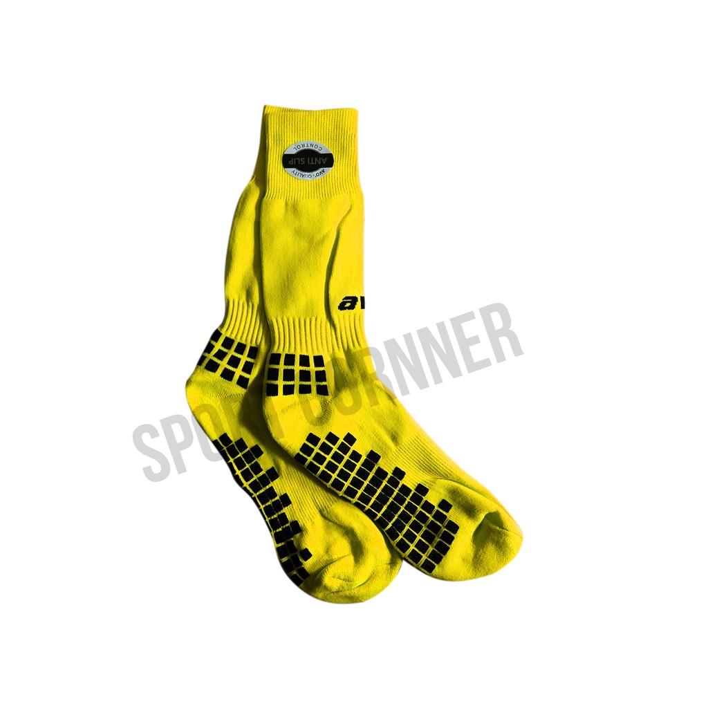 Kaos Kaki Anti Slip Futsal R9 - AVO-Kuning
