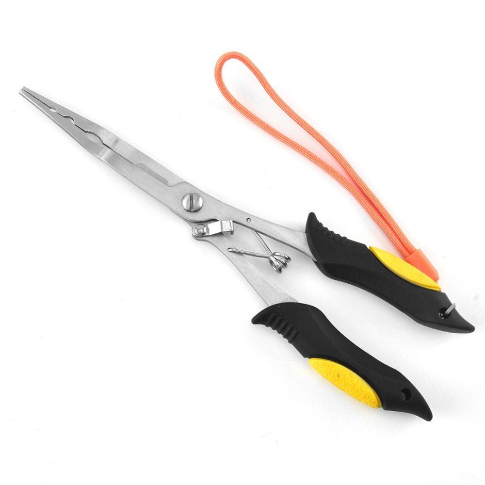 Lanfy Tang Pancing Stainless Steel Multifungsi Gripper Cutter Plier Tackles Aksesori Penjepit Alat Fish Grip Lip Clamp