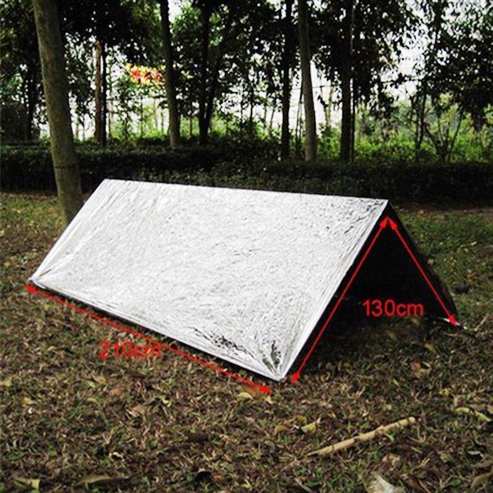 Lanfy Rescue Selimut Survival Tenda Lifesaving Silver High Quality Portable Foil Tahan Air Windproof Emergency