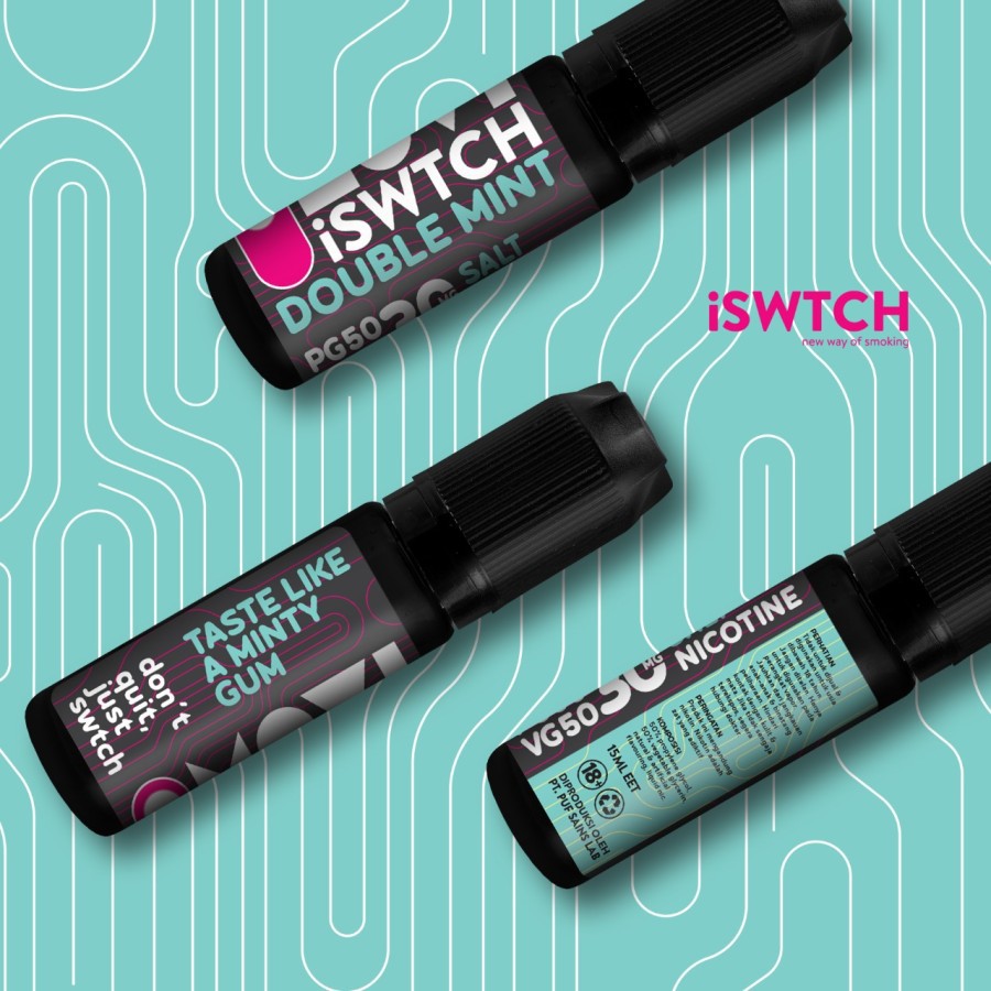 ISWTCH SALT SERIES SALTNIC 15ML 30MG BY MOVI