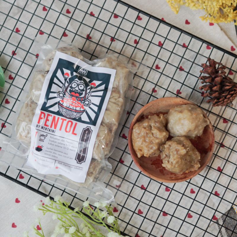 

Frozen Pentol Daging Urat 10pcs + Sambal