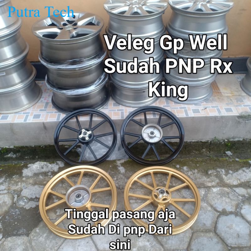PUTRA TECH Velg Racing Power Gp DRAG 1/GP WHEEL YAMAHA 17x160/185 Rx king Rx king Yamaha Rx king Rxs