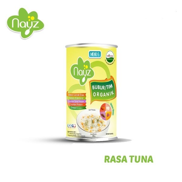 Nayz Bubur Bayi Tim Organik 150gr Kemasan Kaleng