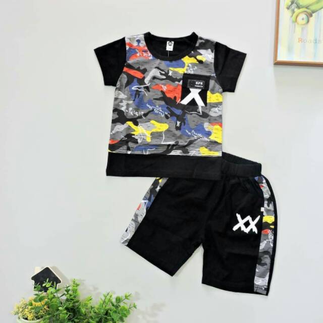 C288 - SETELAN ANAK IMPORT SET X-ARMY YELLOW (IMPORT)