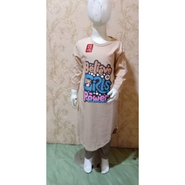 tunik kaos anak perempuan tunik vittokidswear