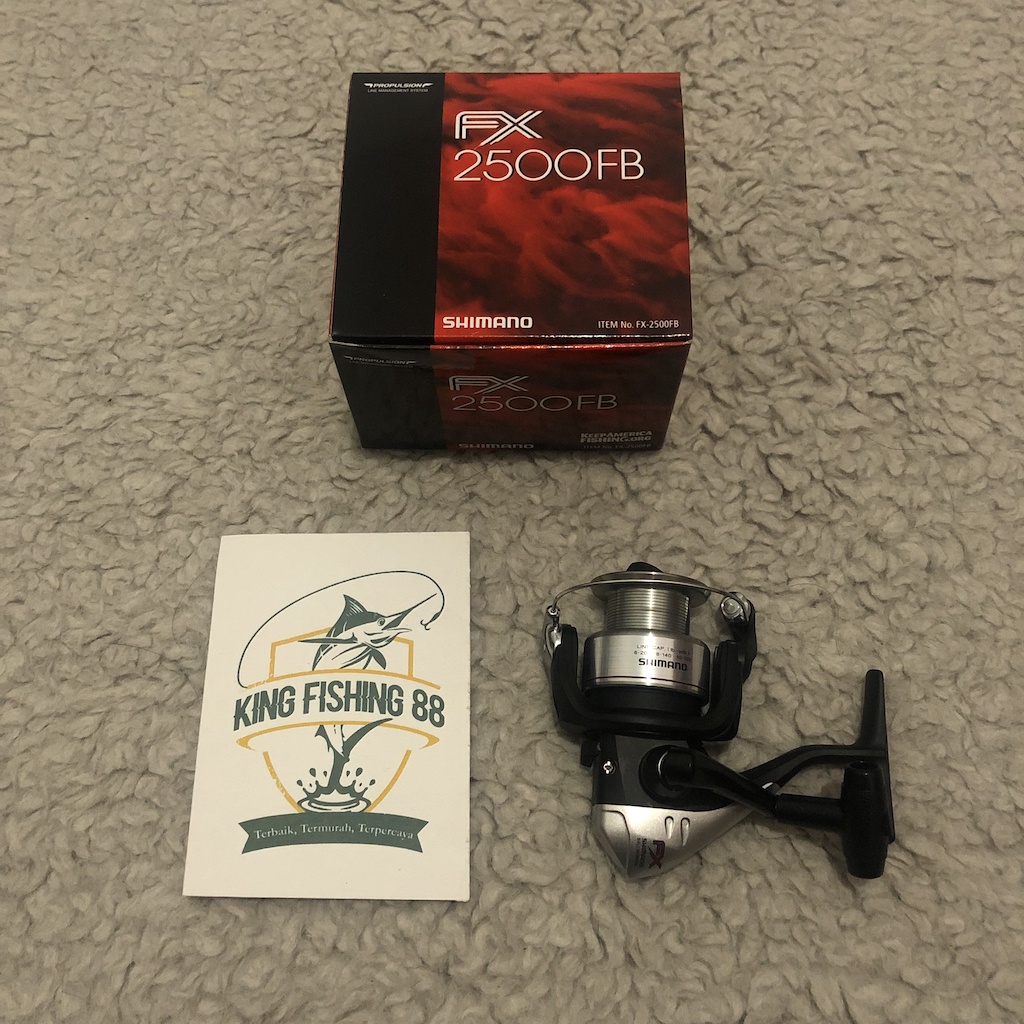 Reel Rel Rill Ril Katrol Pancing SHIMANO FX 2500 FB Kerekan Pancingan Gulungan Alat Pancing Murah