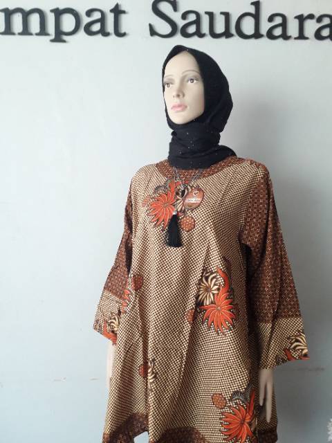 Atasan Muslim Wanita Jumbo Ld 120 cm Model Aserehe