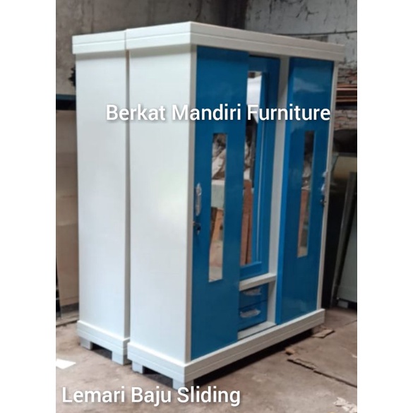 Lemari Pakaian Pintu 3 Sliding Model Minimalis Lemari Baju Sliding