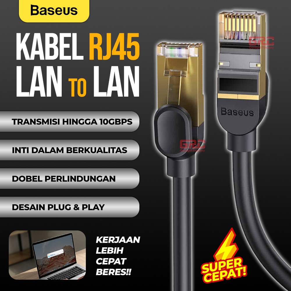 Kabel LAN RJ45 10 Gigabit Network Cable Baseus High Speed Seven Round