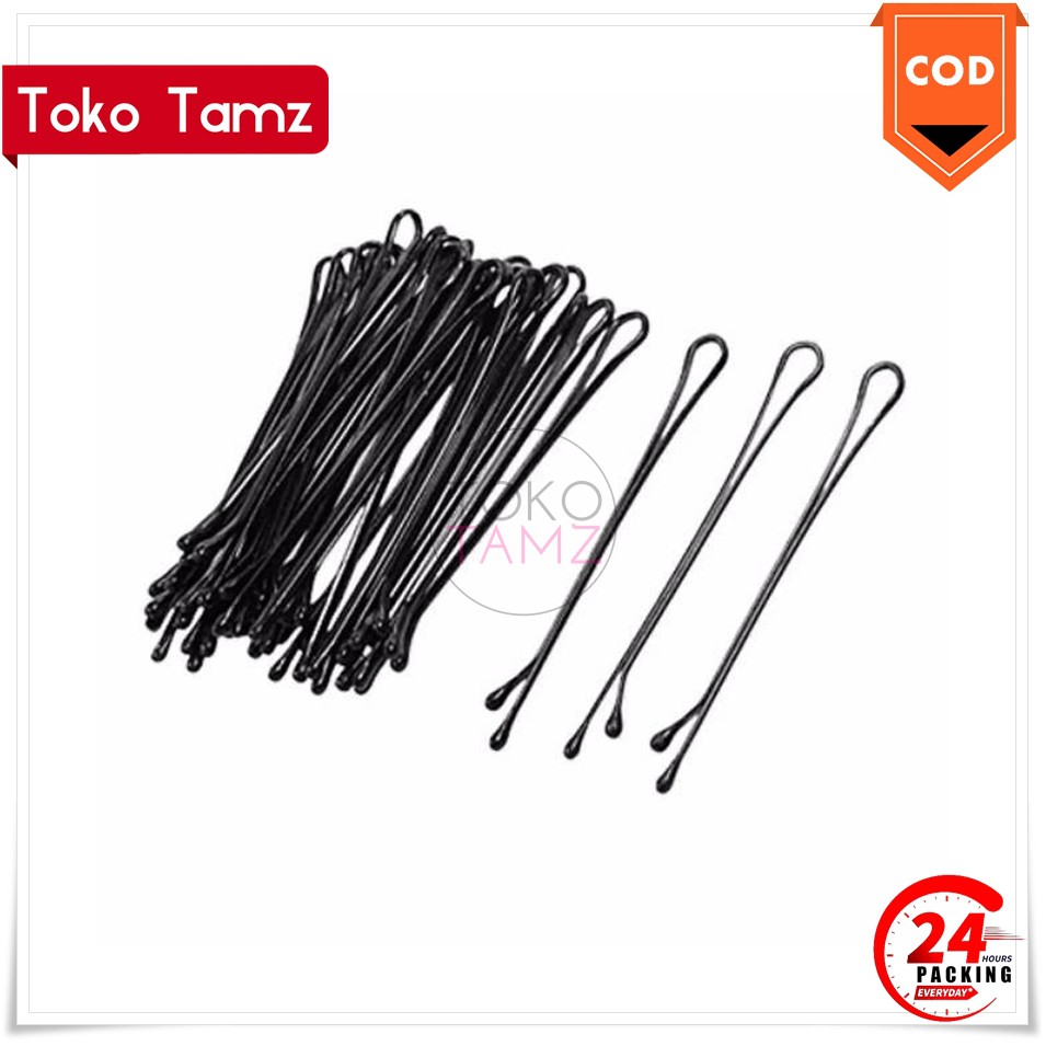 COD MAKASSAR isis 12 Jepit Rambut Lidi 4cm Aksesoris Rambut Wanita Shopee tokotamz Online Shop Toko 