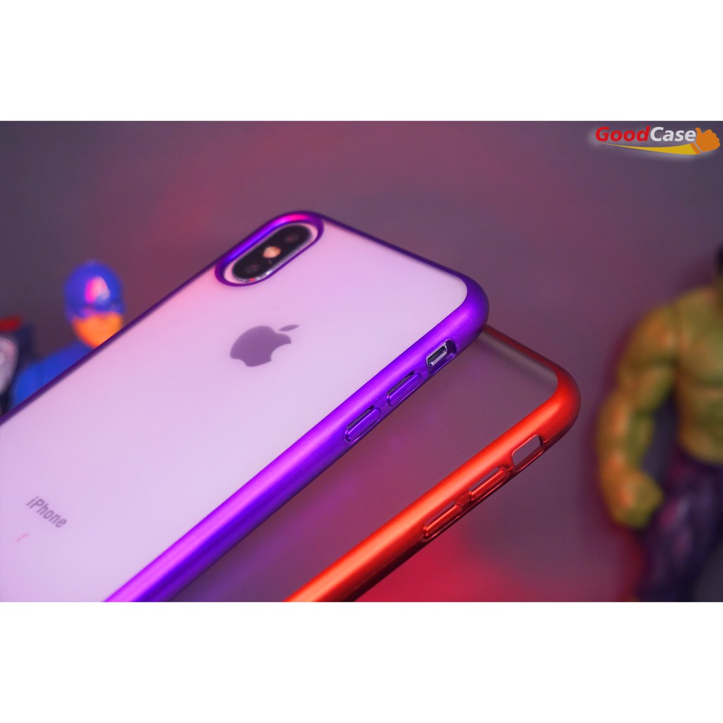 GoodCase - Case iPh 6 | 7/ 8 | 6+/ 7+/ 8+ | 9/XR | 9+/XS Max TPU Chrome Dove Silicone Case