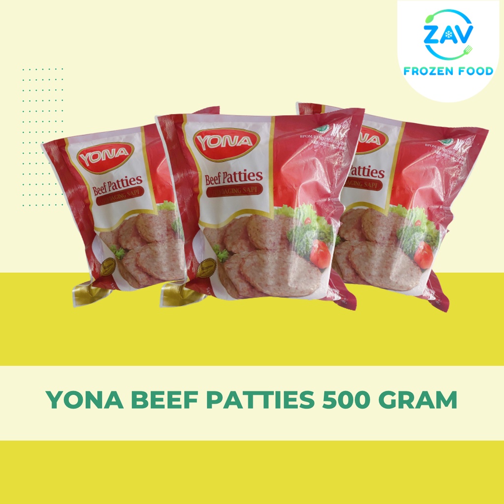 

YONA BEEF PATTIES 500 GRAM