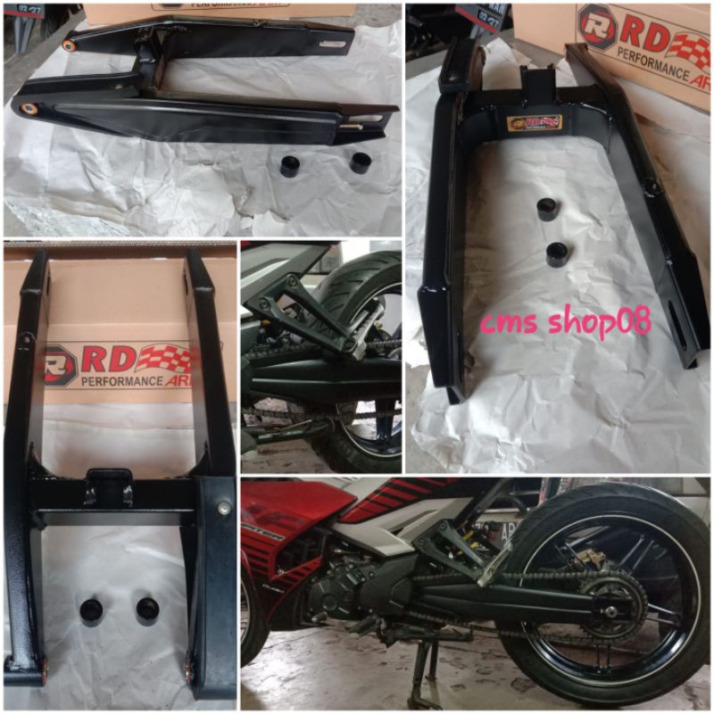 launching swing arm merk RD racing tapak lebar for yamaha mx king 150 model diamond wajik