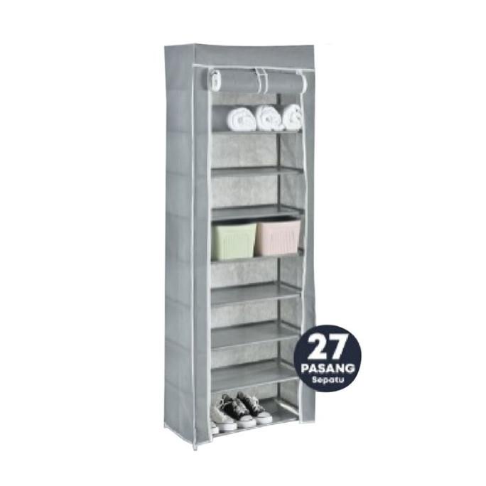 Zehn Rak Sepatu 9 Tingkat / 9 Tier Non-Woven Shoe Cabinet Sr-927Nw Nissayho