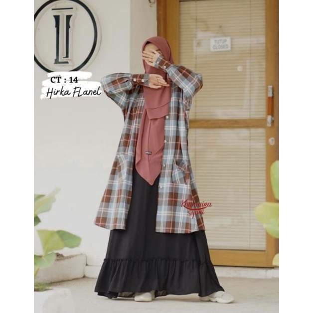 HIRKA FLANEL/ LONGCARDI FLANEL by khumaira syari