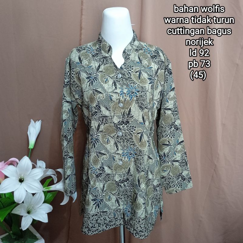 PRELOVED BAJU BATIK WANITA / (PART 1) / PL ATASAN BATIK WANITA / BAJU BEKAS-34