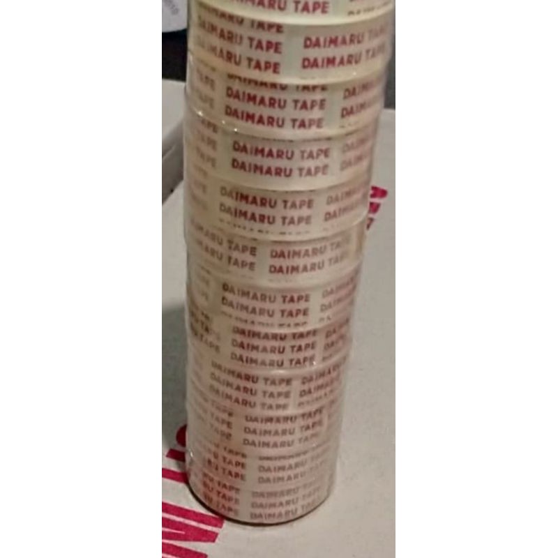 

SELOTIP / ISOLASI Daimaru Mini Roll Tebal 1/2" ( inch ) - 25 yard