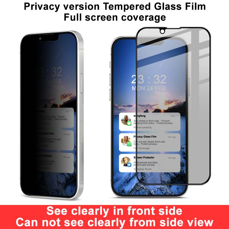 Privacy Protecty For iPhone 13 Pro Max mini Tempered Glass For iPhone 12 Pro Max Mini Full Coverage Anti Glare