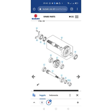 LAKER CVT GARDAN LAKER GEARBOX SUZUKI NEX NEX FI LETS ORI SGP