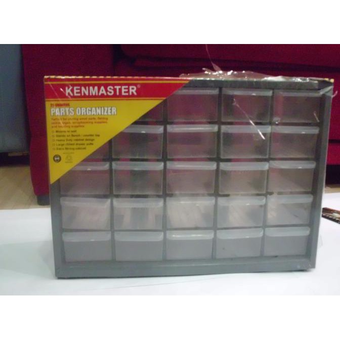 Perabotan Rumah Tangga RAK KOMPONEN 25 slot / KOTAK SPARE PART / RAK