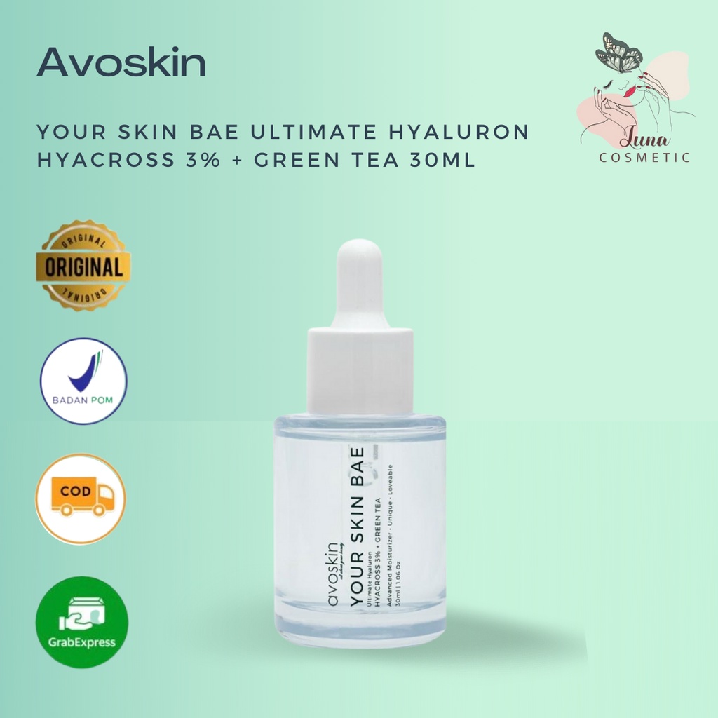 Avoskin Your Skin Bae Ultimate Hyaluron HYACROSS 3% + Green Tea Serum 30ml