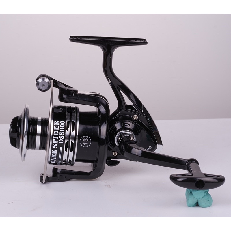 Debaone Dark Spider DS3000 Spinning Reel Pancing 5.2:1 12+1 Ball Bearing - Black