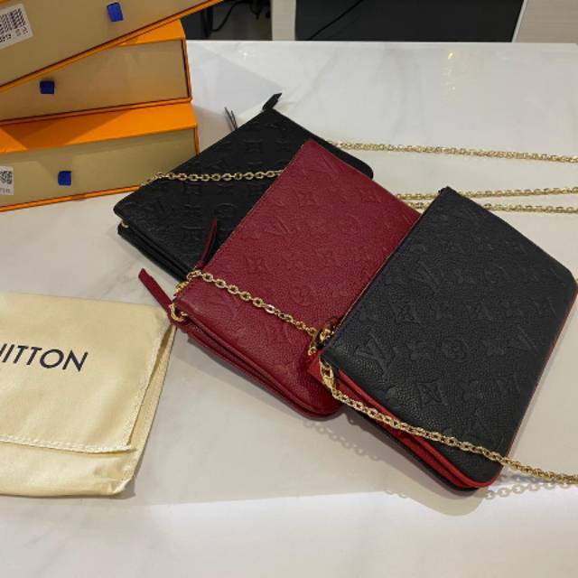 Double Zip Pochette LV