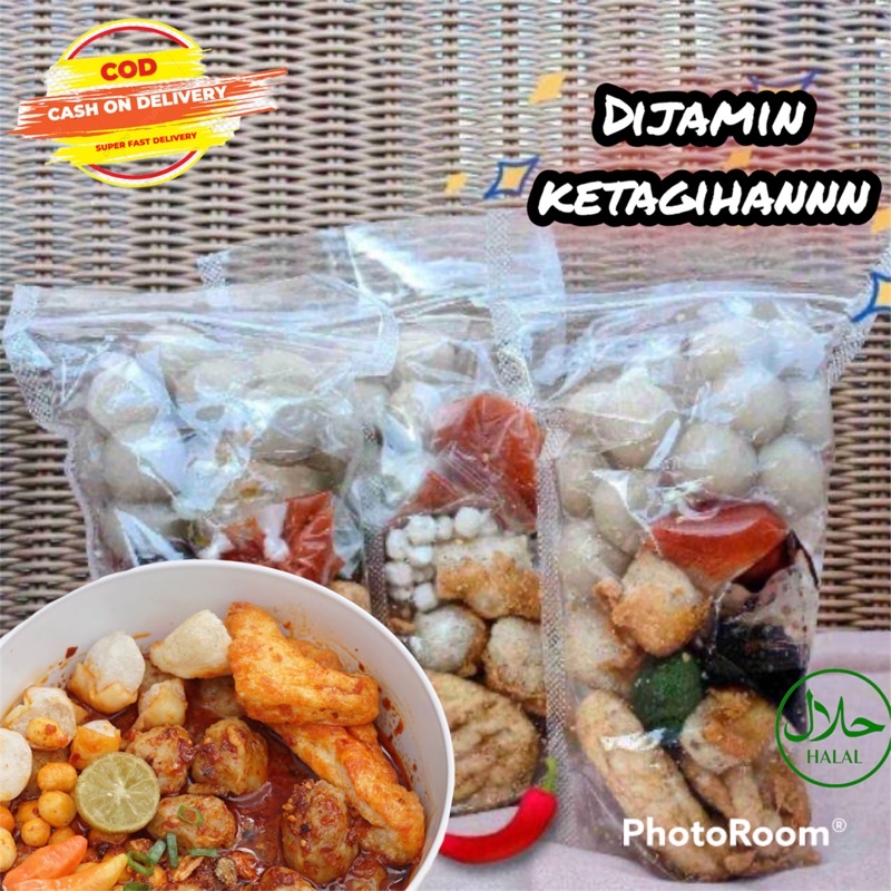 

Baso aci BoCi sehottt jawara pedas/basoaci gurih pedas/ baso aci instan paket komplit termurah