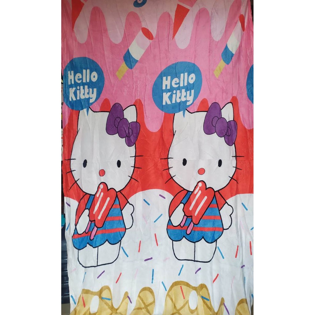 Selimut Bulu Halus 150x200 Motif Karakter Keren Terlaris Murah