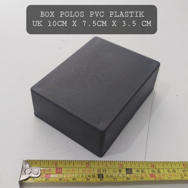 Box Polos PVC Plastik Tebal UK 10CM x 7.5CM x 3.5CM